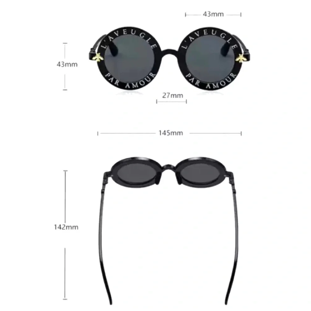 🍒3/$30 New Gucci-Style L'Aveugle Par Amour Sunnies